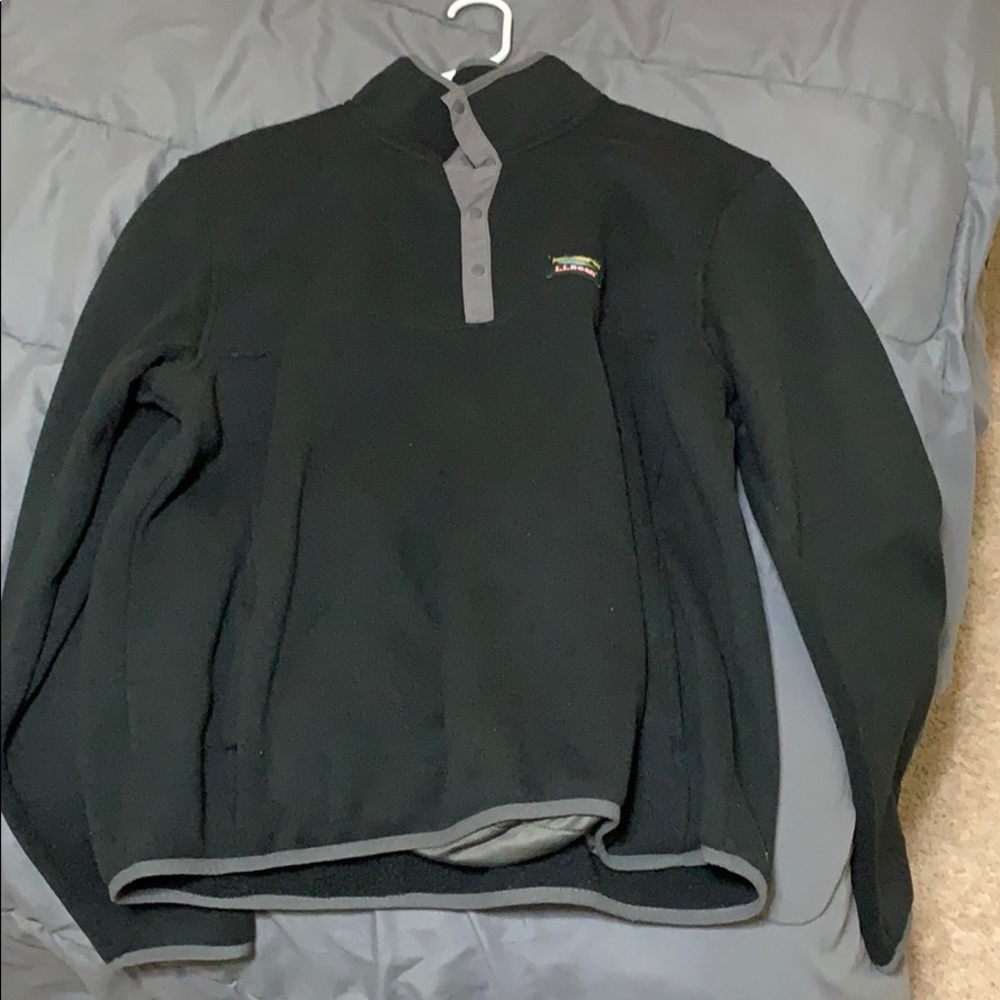 LL Bean sweater fleece pullover